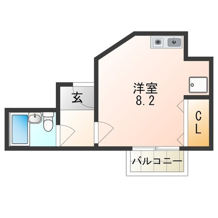 花利ビルの物件間取画像